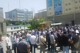 تجمع اعتراضی کارکنان مترو تهران (بخش دوم)